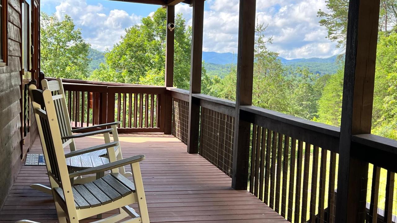 Mistletoe Cabin- Private Cabin W Views, Hottub, Pet Friendly Murphy Exteriér fotografie
