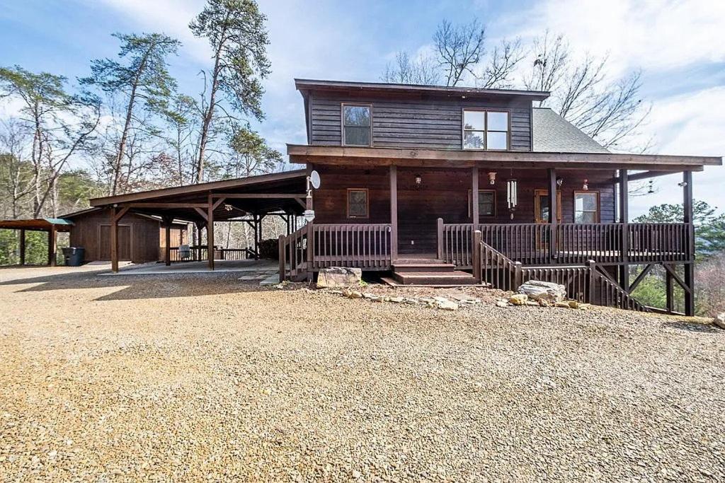 Mistletoe Cabin- Private Cabin W Views, Hottub, Pet Friendly Murphy Exteriér fotografie